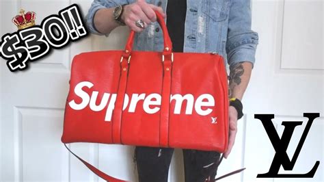 supreme louis vuitton bag ioffer